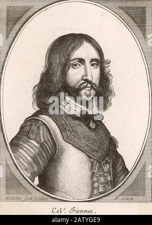 Nathaniel FIENNEN (c 1608-1669) englischer Politiker und Offizier in der Parliamentary Army während des Englischen Bürgerkrieges Stockfoto