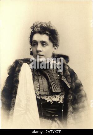 ELEONORA DUSE ( Vigevano 1858 - Pittsburgh , USA 1924 ) die gefeierte italienische dramatische Schauspielerin , berühmte Liebhaber der italienischen Dichterin Gabriele D' ANNU Stockfoto