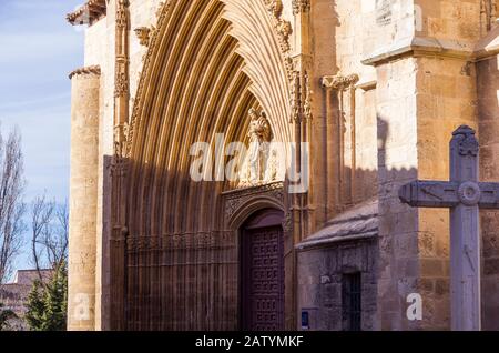Iglesia museo de San Juan Bautista. Aranda de Duero. Burgos. Castilla León. España Stockfoto