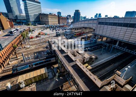 Skyline von Manchester Stockfoto