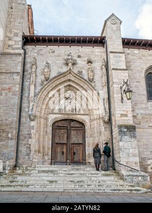 Iglesia de San Nicolás de Bari. Burgos. Castilla León. España Stockfoto