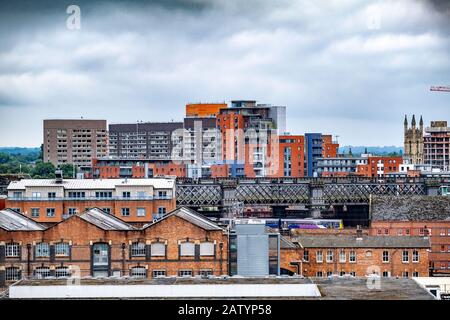 Skyline von Manchester Stockfoto