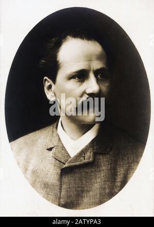 1890 c : der französische Musikkomponist Jules Emile Frédéric MASSENET ( Montaud 1842 - Paris 1912 ) - OPERA LIRICA - TEATRO - THEATER - Kompositor - mu Stockfoto