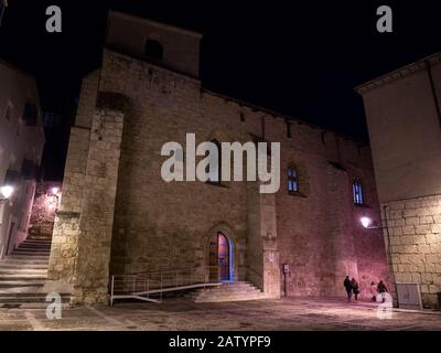 Iglesia de Santa Gadea donde se produjo el juramente de Alfonso VI ante el Cid. Burgos. Castilla León. España Stockfoto