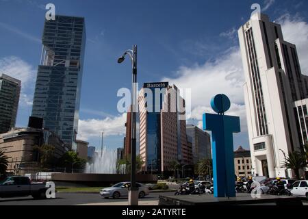 Denkmal für David und Miguel, die von der Polizei verhaftet und den Entführern Avenida Paseo de La Reforma Mexico City übergeben wurden Stockfoto