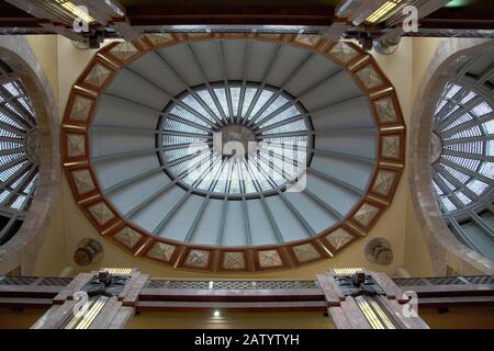Das Innere des Palacio de Bellas Artes, Mexiko-Stadt, Mexiko Mittelamerika Stockfoto