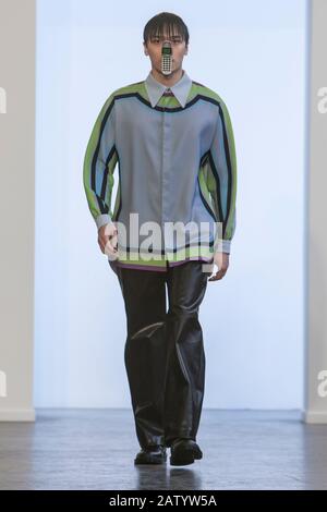 New York, USA. Februar 2020. Februar 2020 - New York, USA - Keenkee Fall Winter 2020 Runway bei New York Fashion Week Mens. Fotowredit: Rudy k/Alamy Live News Stockfoto