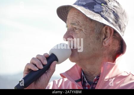 Kieselstrand, USA. Februar 2020. Monterey, Kalifornien, USA 5. Februar 2020 Bill Murray (und sein Team) gewinnt die 3M Celebrity Challenge für ihre verschiedenen Wohltätigkeitsorganisationen vor dem AT&T Pro-Am PGA Golf Event im Pebble Beach Credit: Motofoto/Alamy Live News Stockfoto