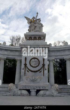 Das Benito Juárez Einrad, ein neoklassizistisches Denkmal am Alameda Central Park in Mexiko-Stadt Stockfoto