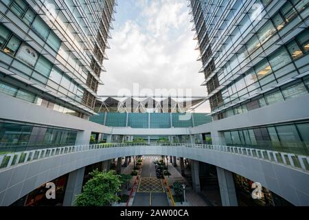 Taipeh, 6. November: Blick auf den Nangang Software Park am 6. November 2019 in Taipeh, Taiwan Stockfoto