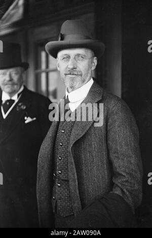 Der englische Diplomat Sir Cecil Arthur Spring-Rice, der von 1913 bis 1918 britischer Botschafter in den Vereinigten Staaten war, Ca. 1913 Stockfoto