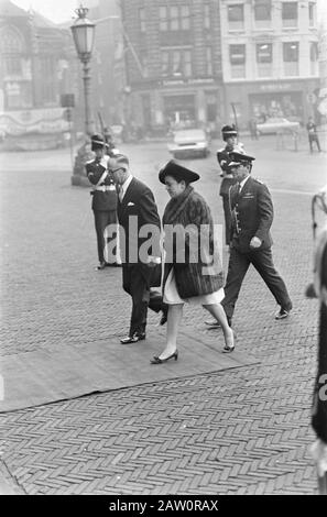 Königin Juliana und Prinz Bernhard geben Neujahrsempfang im Königspalast? Datum: 20.Januar 1969 Stichwörter: Neujahr Empfänge Personenname: Bernhard, Fürst, Juliana, Königin Stockfoto