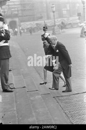 Königin Juliana und Prinz Bernhard geben Neujahrsempfang im Königspalast? Datum: 20.Januar 1969 Stichwörter: Neujahr Empfänge Personenname: Bernhard, Fürst, Juliana, Königin Stockfoto