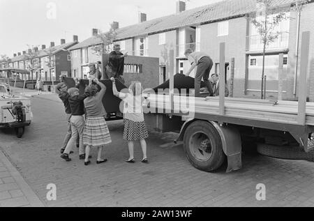 Explosion in der Munitionsfabrik in Muiden Datum: 2. Juni 1966 Standort: Muiden Schlüsselwörter: Munitionsfabriken, Explosionen Stockfoto