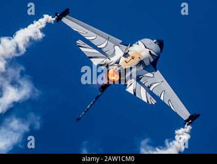 Belgische F-16-Luftanzeige Stockfoto