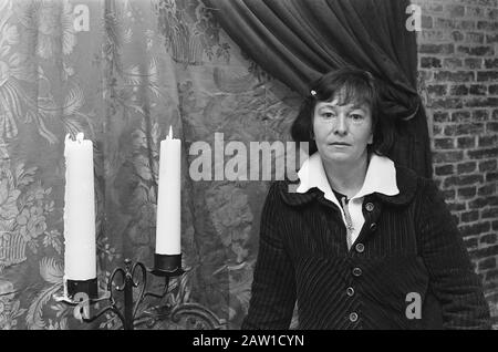 Job GPD, Vera Baresova Theater's drei maagde rechten Baumgraben, Nr. 22 Vera Baresova (Kopf). Datum: 4. September 1974 Schlagwörter: Theater Stockfoto