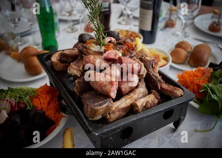 Mendoza, ARGENTINIEN, 19. Oktober 2019. Grillen, Partyartikel, Mendoza City, MENDOZA. Foto: Axel Lloret www.allofotografia.com Stockfoto