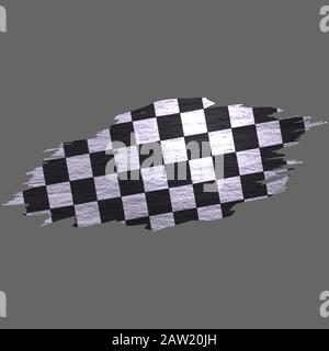 Gestylte Grunge-Markierung von . Hintergrund des Pinselstrichs Stock Vektor