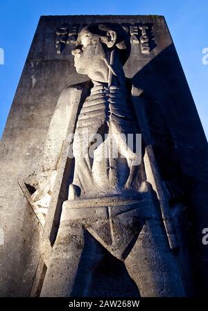 Gedenkort Mahnmal Bittermark, Deutschland, Nordrhein-Westfalen, Ruhrgebiet, Dortmund Stockfoto