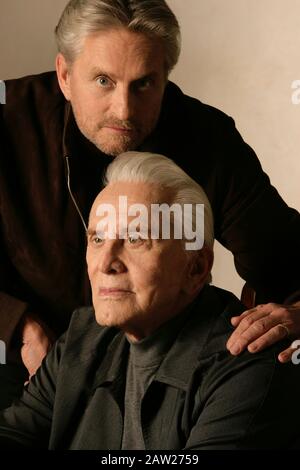 Michael douglas, kirk douglas, ein Vater... ein Sohn... einmal in hollywood, 2005 Stockfoto