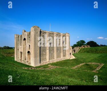 Castle Rising in Norfolk Stockfoto