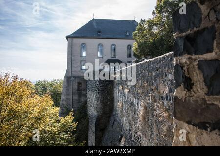 Greifenstein am Besten erhaltene Burg in Deutschland Stockfoto