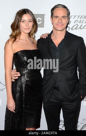 Hollywood, CA - 5. FEBRUAR: Alejandra Guilmant, Tony Dalton bei der Premiere Von AMCs Better Call Saul Season 5 in Den ArcLight Cinemas in Hollywood, Kalifornien am 5. Februar 2020. Kredit: David Edwards/MediaPunch Stockfoto