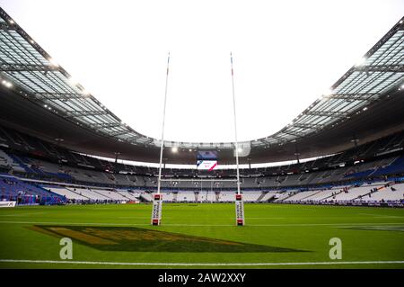 Allgemeine Ansicht von Stade de France France / England, Guinness 6 Nations Rugby Union, Stade de France, St. Denis, Paris, Frankreich - 02. Feb 2020 © Andrew Stockfoto