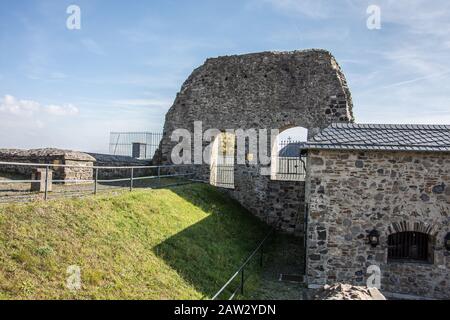 Greifenstein am Besten erhaltene Burg in Deutschland Stockfoto