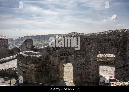Greifenstein am Besten erhaltene Burg in Deutschland Stockfoto