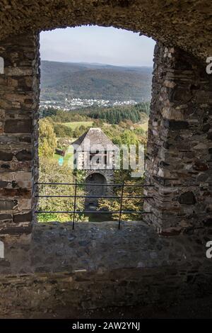 Greifenstein am Besten erhaltene Burg in Deutschland Stockfoto
