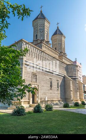 Kloster Tei Ierarhi (Kloster Der Drei Hierarchen) in Iasi, Rumänien. Ein historisches Denkmal aus dem 17. Jahrhundert in Iasi. Schöne Kirche Stockfoto