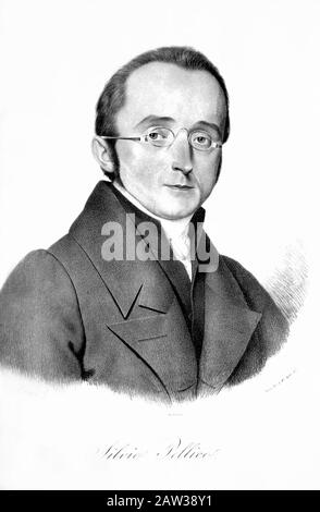 1850 Ca, ITALIEN: Der italienische Schriftsteller, Dichter und Patriot von Risorgimental SILVIO PELLICO (* um 80-35), Autor des Memorialistenbuchs LE MIE PRIGIONI. P Stockfoto