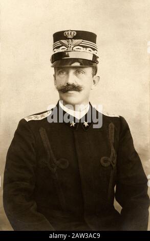 1905 Ca, ITALIEN: Der italienische König VITTORIO EMANUEL III di SAVOIA (* 1869; † 1947). Foto-Porträt des berühmten Filmaker-Pioniers und Fotografen CAV Stockfoto