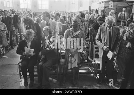 Prinz Claus in Hoorn zur Ausstellung VOC; Prinz Claus zum Ausstellungsdatum: 19. Mai 1987 Ort: Hoorn, Noord-Holland Schlüsselwörter: Ausstellungen Person Name: Claus, Prinz Stockfoto