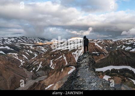 Hoch über den Highlands Stockfoto