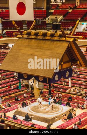 Sumo-Tempel des Tokioter Ryogoku Kukogikan im Ryogoku Ward Stockfoto