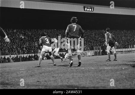PSV gegen FC Magdeburg 4-2 UEFA-Pokal; Spielmomente Datum: 15. März 1978 Schlagwörter: Sport, Fußball Personenname: FC Magdeburg Institution Name: PSV Stockfoto