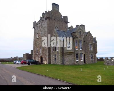 Ackergill Tower Wick Caithness Stockfoto