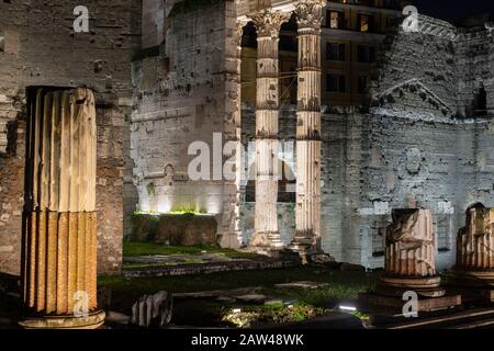 Forum Romanum. Forum Romanum von Kaiser Augustus. Rom, Italien Stockfoto