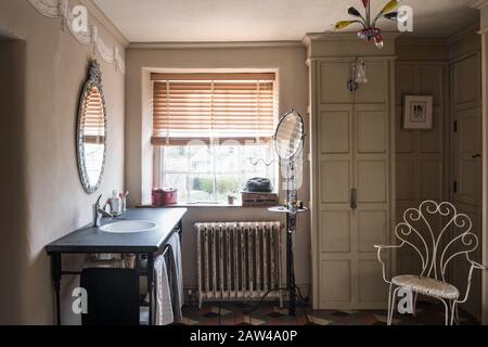 Vintage-Stil Badezimmer Stockfoto
