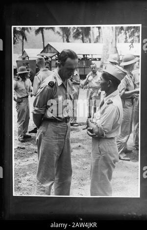 Nica in Joka (Hollandia, Neuguinea) Anmerkung: Repro Negativ. Nica = Niederländische Inseln Zivilbehörde Datum: 1945 Ort: Joka, Niederländische Ostindien, Neuguinea-Stichwörter: Weltkrieg Stockfoto