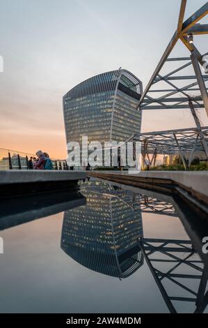 Sonnenuntergang in London, Großbritannien Stockfoto