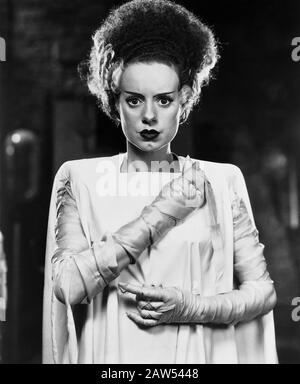 1935, USA: Die Schauspielerin ELSA LANCHESTER in der FILM-BRIDE VON FRANKENSTEIN ( La Moglie di Frankenstein ) von James Whale aus einer Geschichte von Robert Florey f Stockfoto