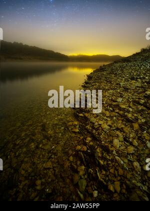 Barragem Santa Clara, Santa Clara Dam Stockfoto