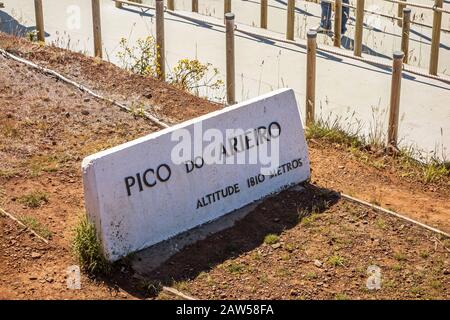 Pico do Arieiro, der dritthöchste Berg von Madeira, Portugal Stockfoto