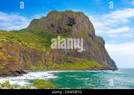 Eagle Rock in der Nähe von Faial, Madeira, Portugal Stockfoto