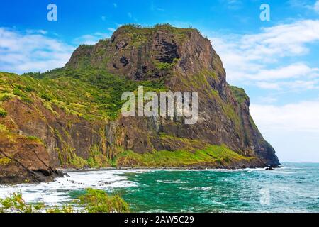 Eagle Rock in der Nähe von Faial, Madeira, Portugal Stockfoto