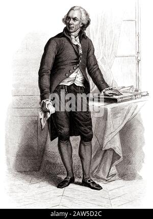 1800 Ca, FRANKREICH: Der französische Dichter Abbé Jacques Delille (* 1738, † 187), Porträt, eingraviert im Jahre 164. - ABATE - WRITER - SCRITTORE - LETTERATURA - LI Stockfoto