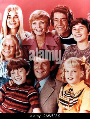1969 - 1974 , USA : Pubblicity immer noch mit der Besetzung des Paramount-Fernsehsenders THE BRADY BUNCH ( La Famiglia Brady , 1969 - 1974 ) mit dem Mot Stockfoto